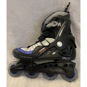 2XS Mens INLINE Rollerblade SKATES Size 7 Black and Blue Comfort Flex